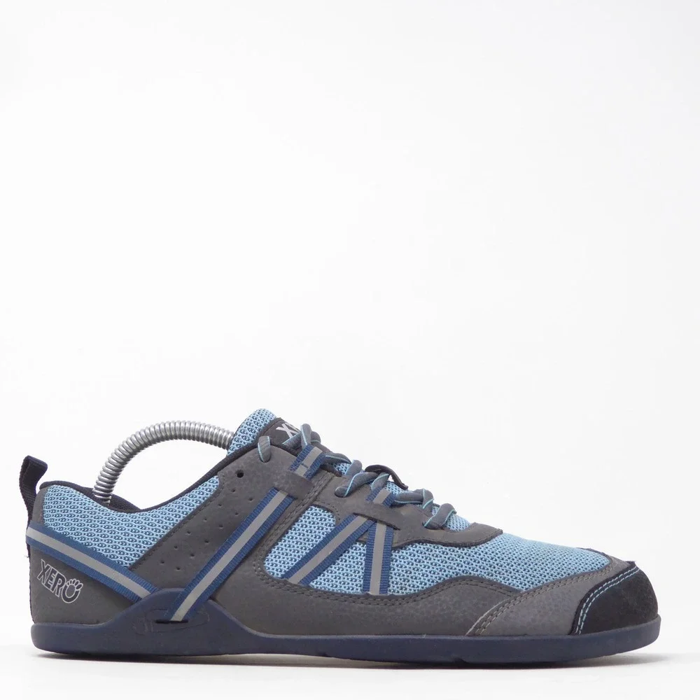 Xero Shoes Womens Prio Running Shoes Blue Grey Barefoot Minimalist 10
